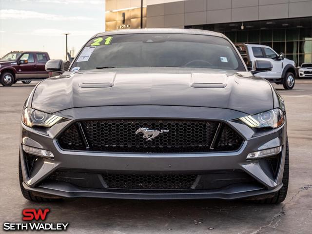 used 2021 Ford Mustang car, priced at $35,998