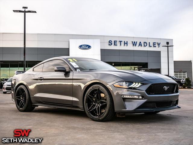 used 2021 Ford Mustang car, priced at $37,300