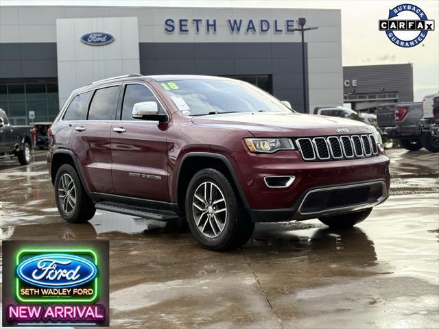 used 2018 Jeep Grand Cherokee car, priced at $17,400