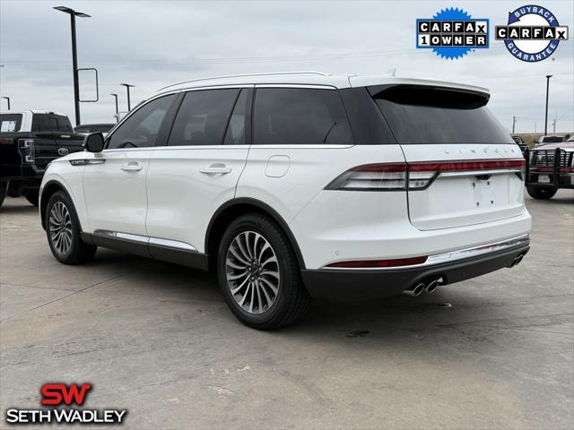 used 2022 Lincoln Aviator car, priced at $41,700