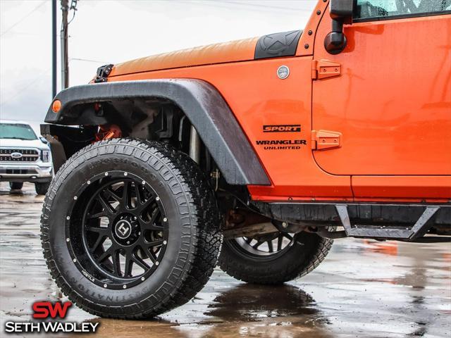 used 2015 Jeep Wrangler Unlimited car, priced at $19,800