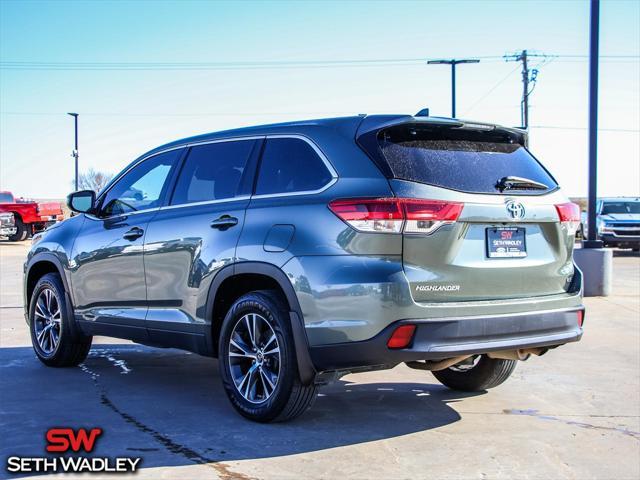 used 2019 Toyota Highlander car, priced at $22,800