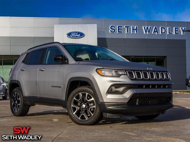 used 2022 Jeep Compass car, priced at $22,400