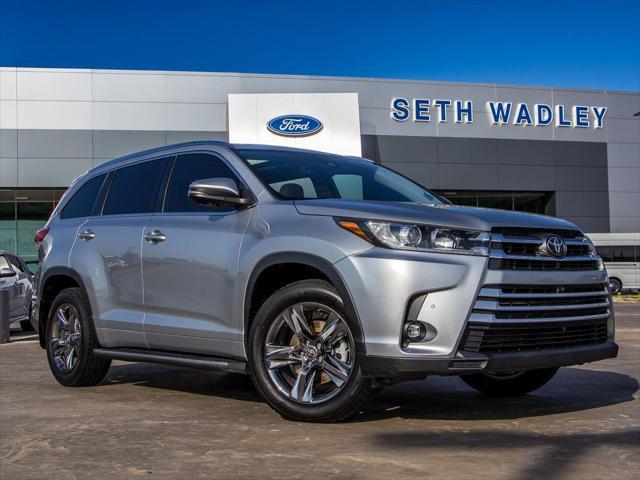 used 2019 Toyota Highlander car, priced at $29,600