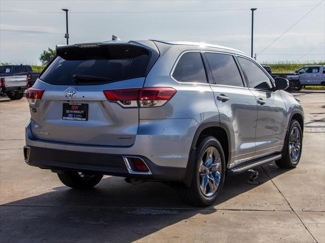 used 2019 Toyota Highlander car, priced at $29,600