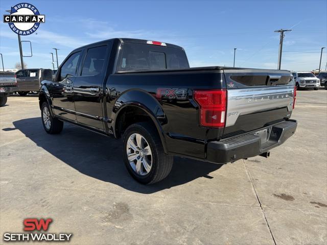 used 2018 Ford F-150 car, priced at $35,400