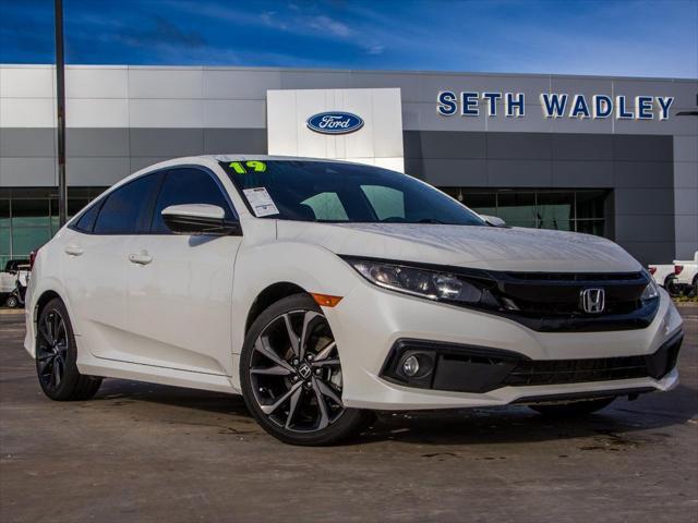 used 2019 Honda Civic car, priced at $16,800
