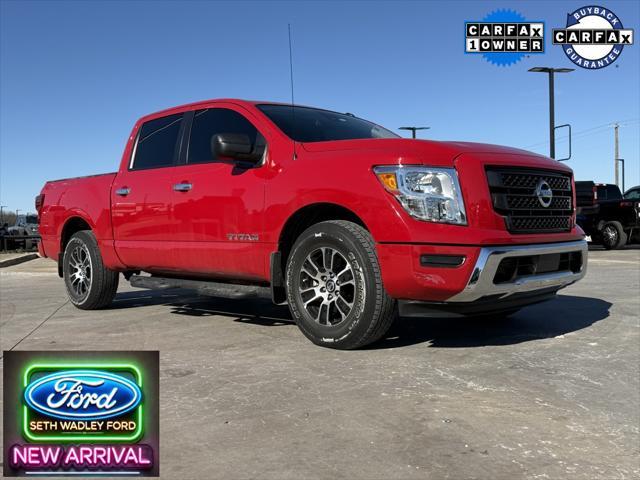 used 2021 Nissan Titan car, priced at $28,800