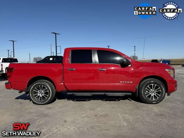 used 2021 Nissan Titan car, priced at $28,800