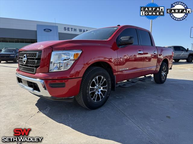 used 2021 Nissan Titan car, priced at $28,800