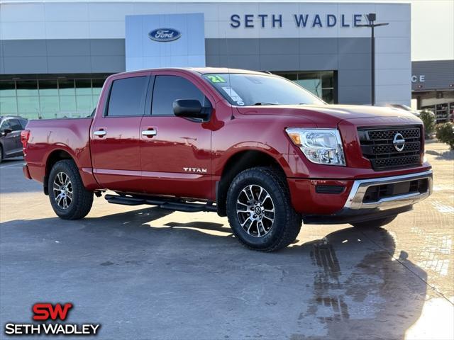 used 2021 Nissan Titan car, priced at $31,905