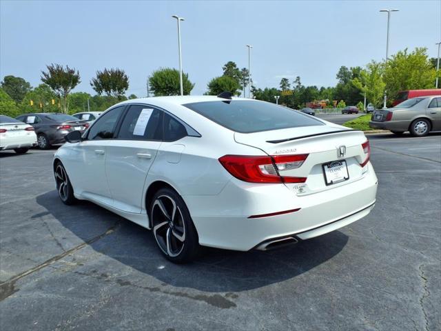 used 2021 Honda Accord car, priced at $23,245