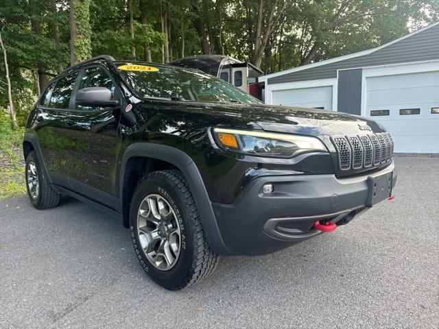 used 2021 Jeep Cherokee car, priced at $22,990