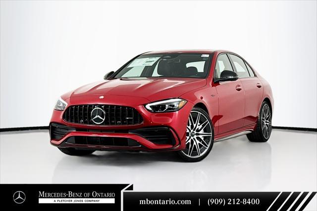 new 2024 Mercedes-Benz AMG C 43 car, priced at $69,105