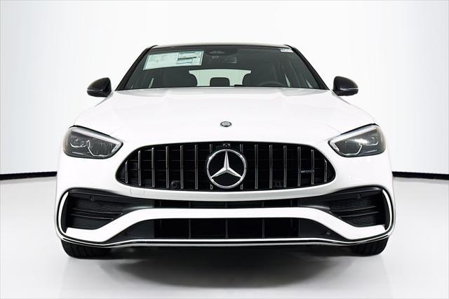 new 2025 Mercedes-Benz AMG C 43 car, priced at $69,540