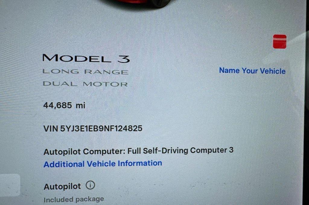 used 2022 Tesla Model 3 car, priced at $25,783