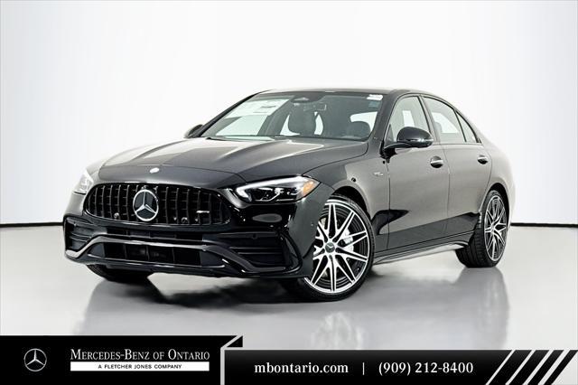 new 2025 Mercedes-Benz AMG C 43 car, priced at $68,755