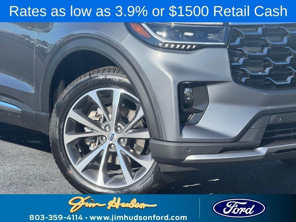 new 2025 Ford Explorer car, priced at $58,665