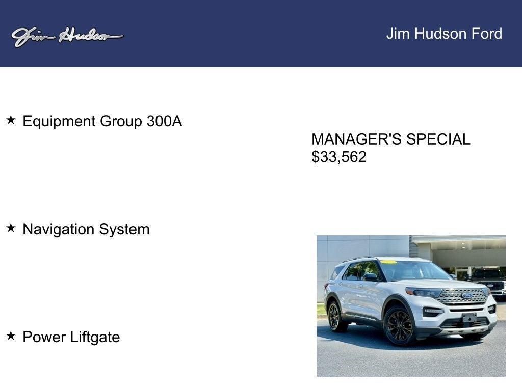 used 2023 Ford Explorer car, priced at $33,562
