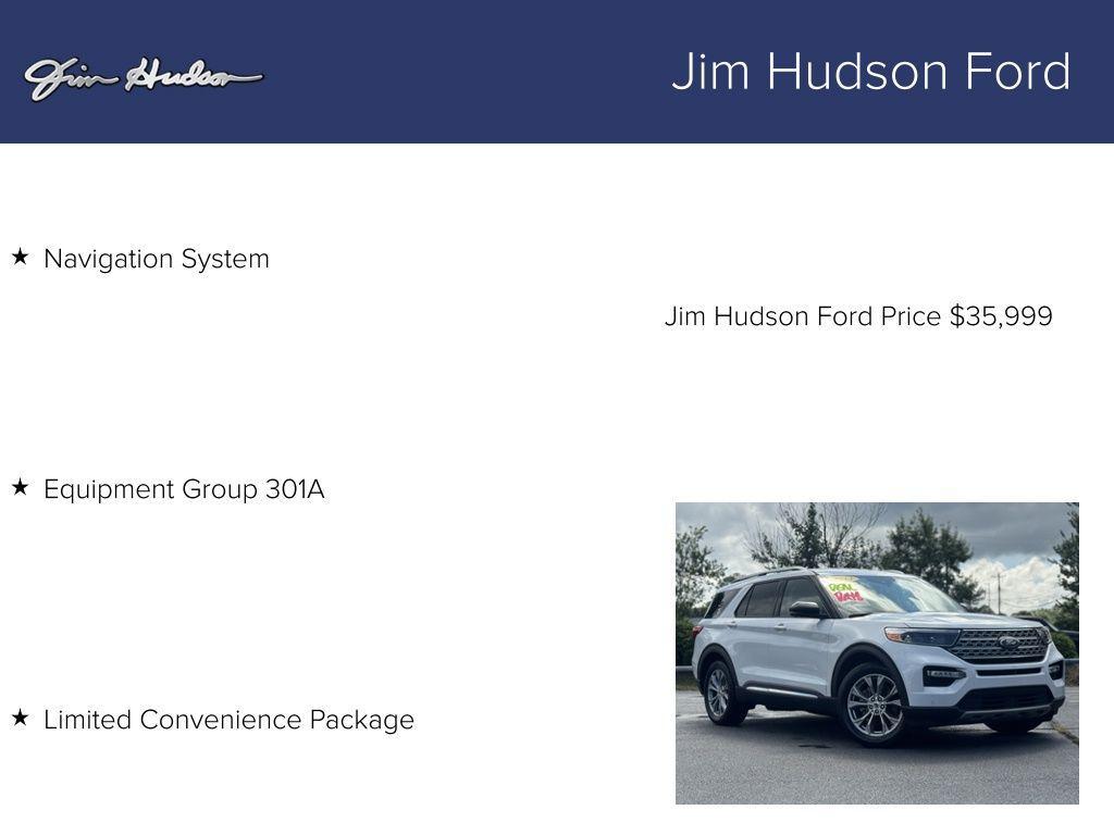 used 2023 Ford Explorer car, priced at $35,999