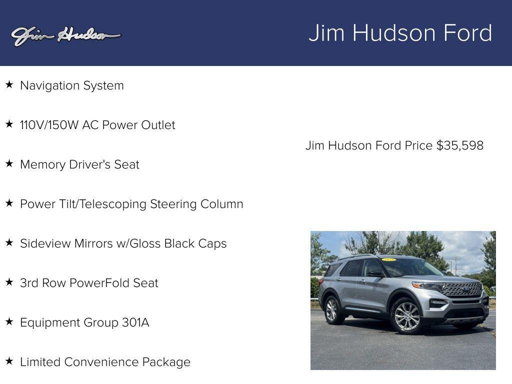 used 2023 Ford Explorer car, priced at $35,598