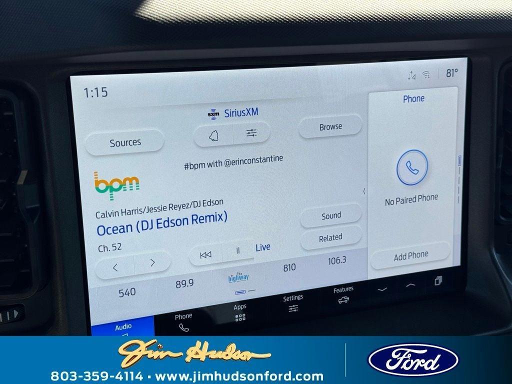 new 2025 Ford Bronco car, priced at $48,745