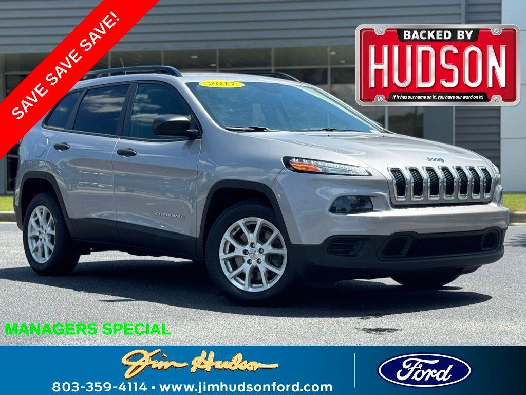 used 2017 Jeep Cherokee car, priced at $10,999