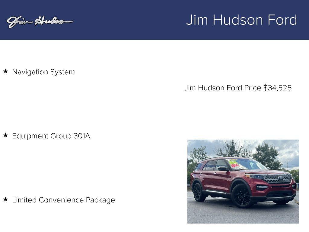 used 2023 Ford Explorer car, priced at $34,525