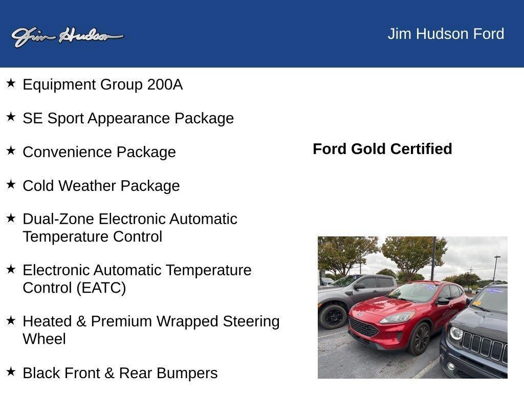 used 2022 Ford Escape car, priced at $21,657