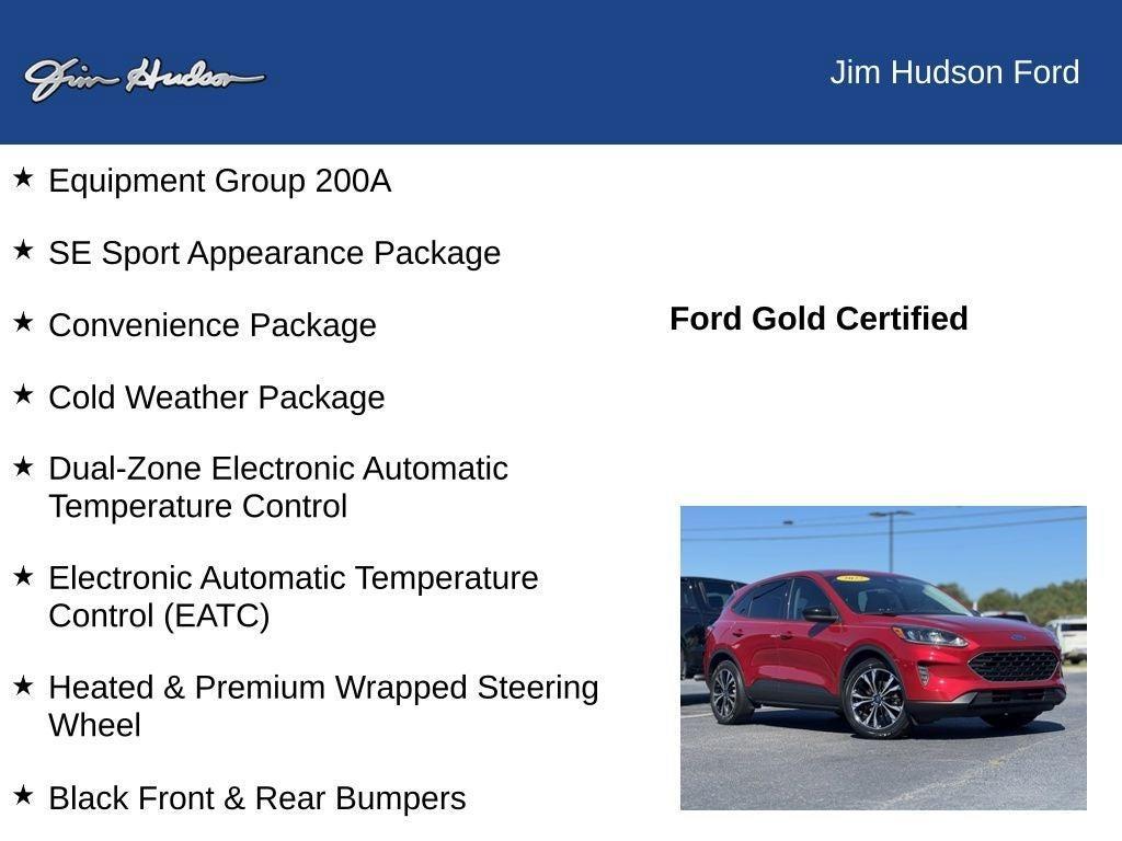 used 2022 Ford Escape car, priced at $19,999