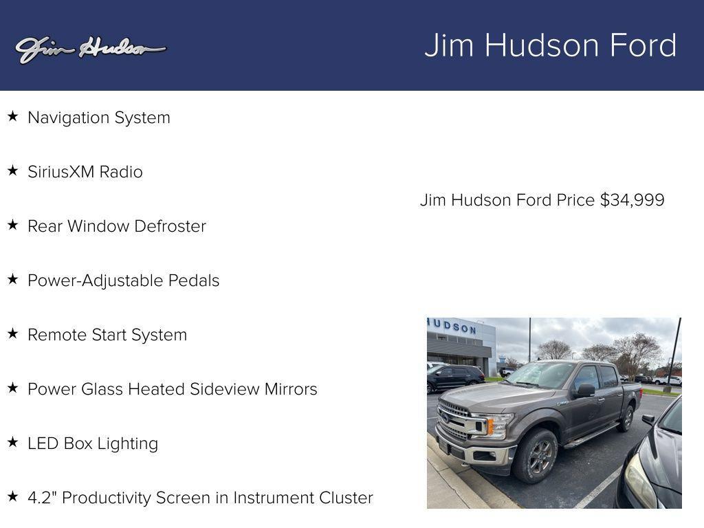 used 2019 Ford F-150 car, priced at $34,999