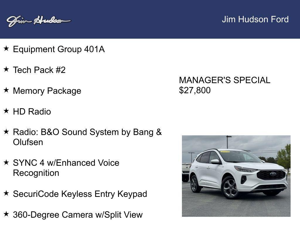 used 2023 Ford Escape car, priced at $27,800