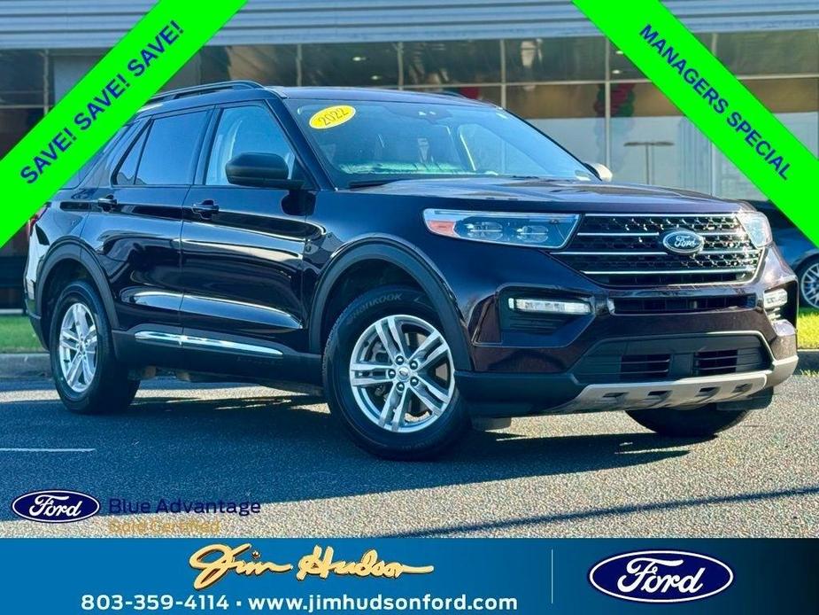 used 2022 Ford Explorer car, priced at $33,525