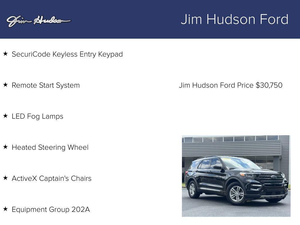 used 2022 Ford Explorer car, priced at $30,750