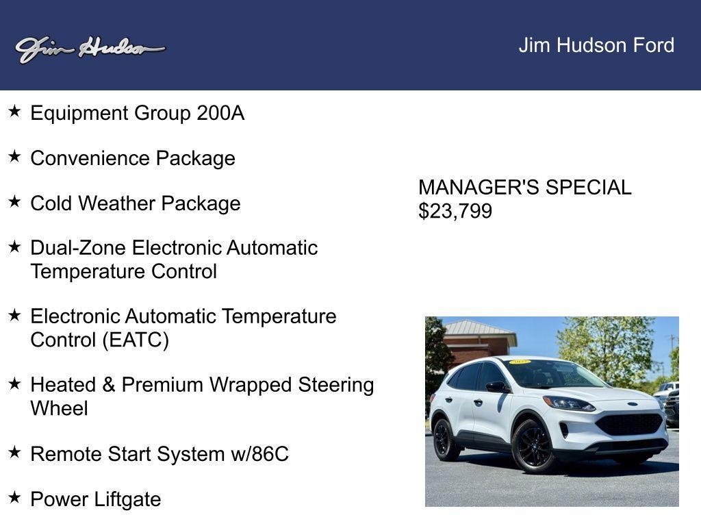 used 2022 Ford Escape car, priced at $23,799