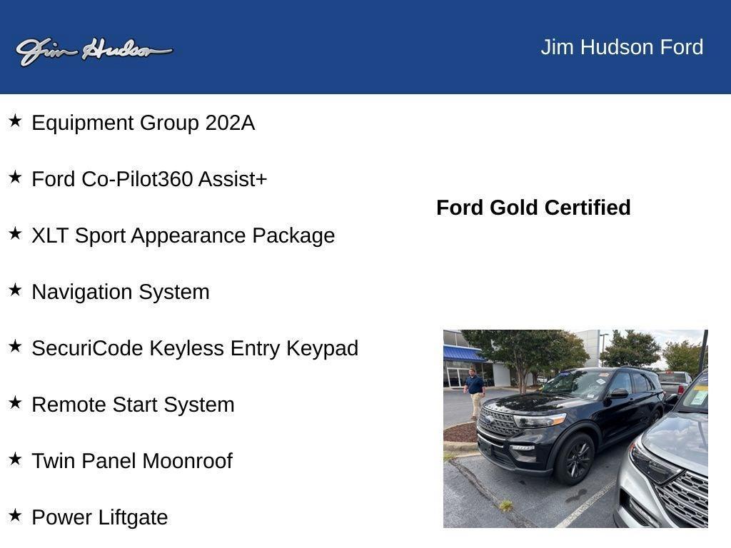 used 2022 Ford Explorer car, priced at $33,500