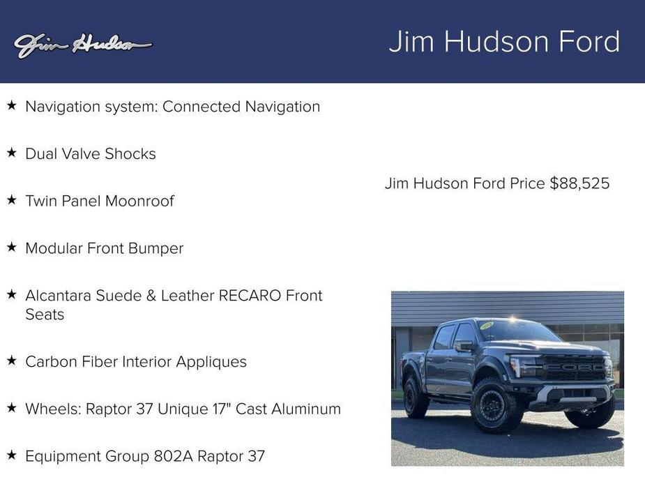 used 2024 Ford F-150 car, priced at $88,525