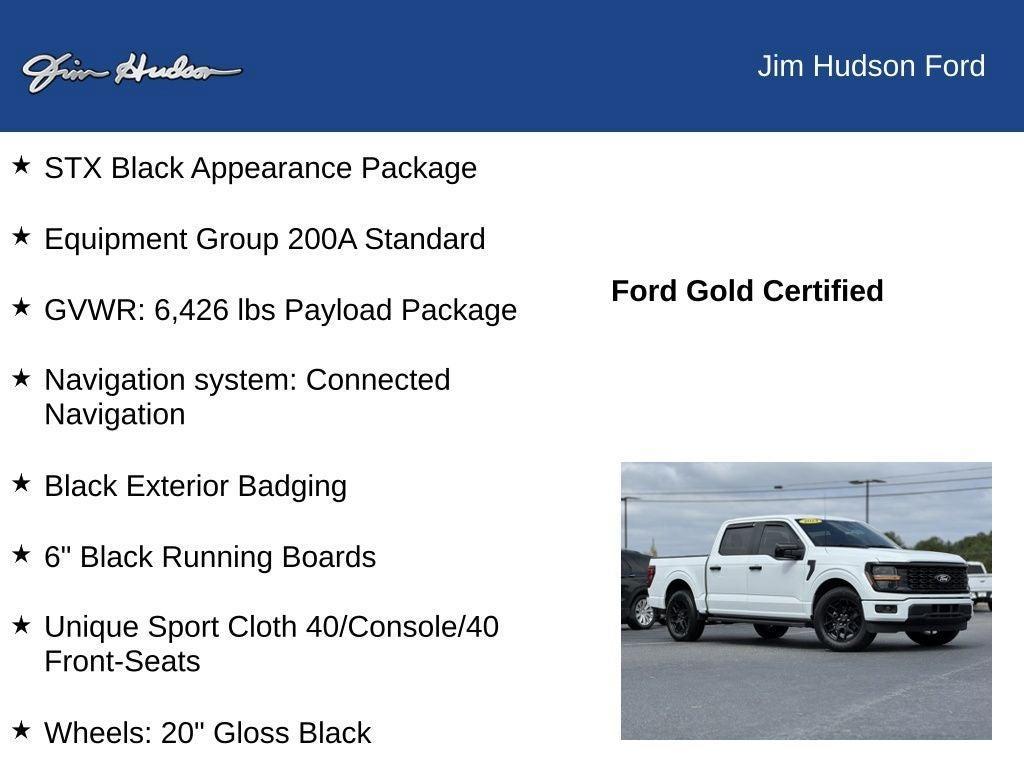 used 2024 Ford F-150 car, priced at $41,999
