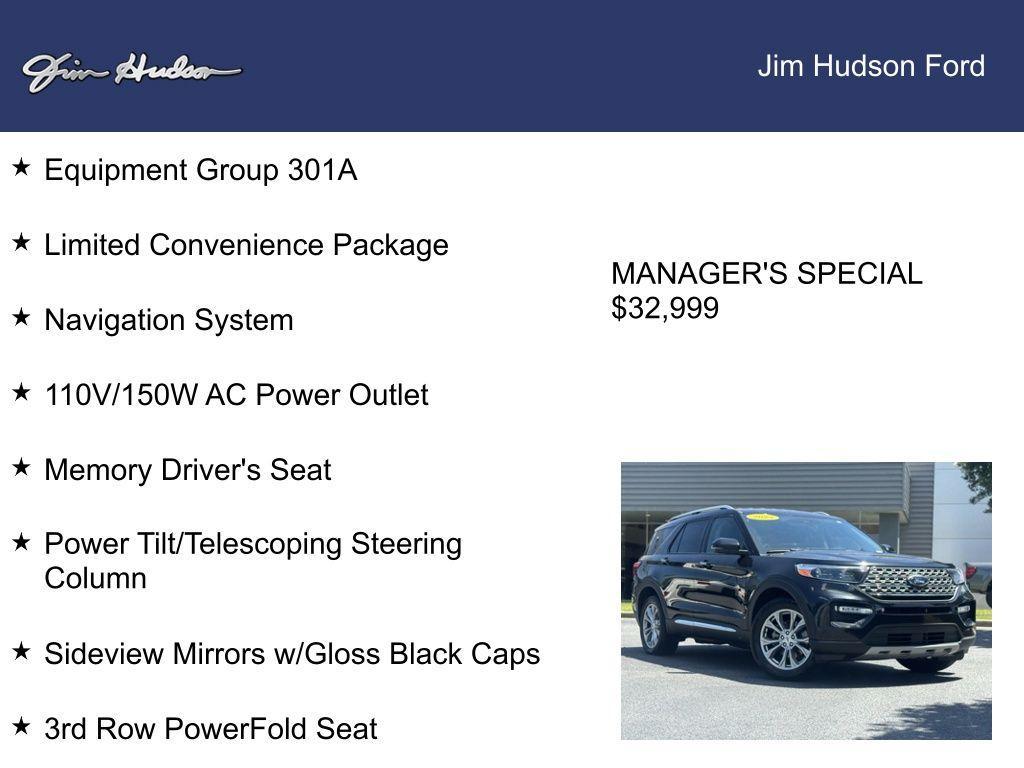 used 2023 Ford Explorer car, priced at $32,999