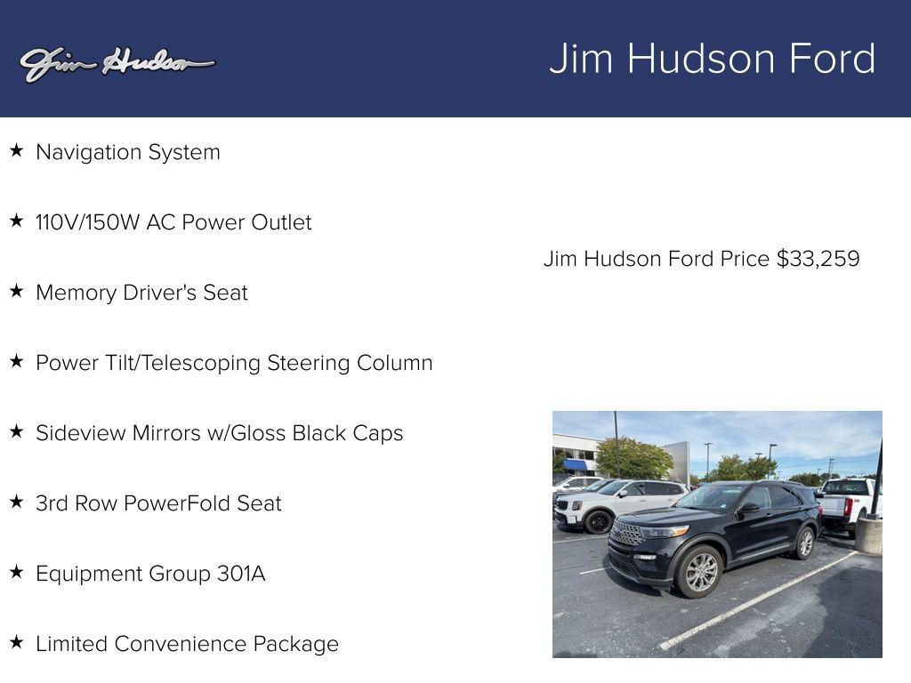used 2023 Ford Explorer car, priced at $33,259