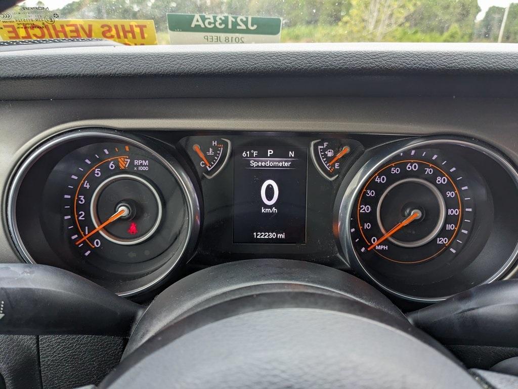 used 2018 Jeep Wrangler car, priced at $16,277