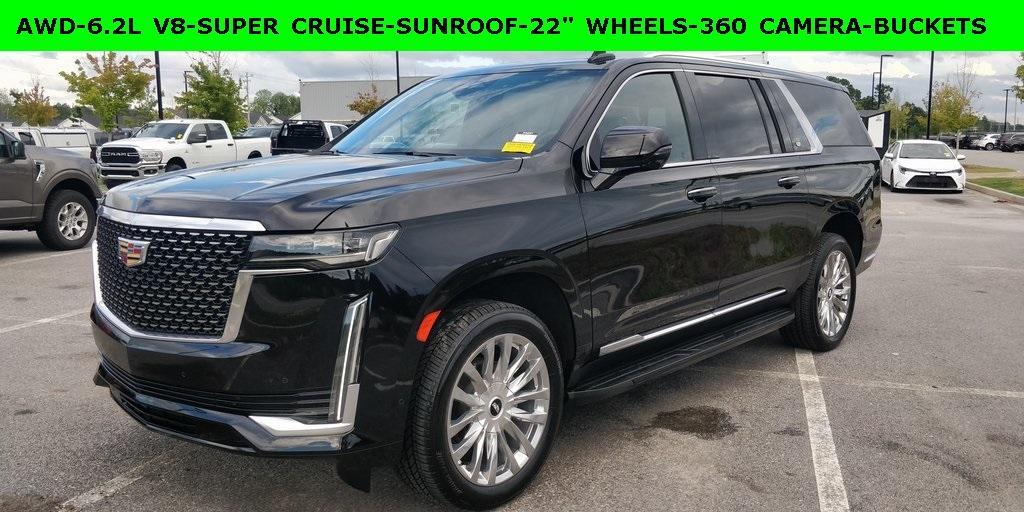 used 2024 Cadillac Escalade ESV car, priced at $85,777