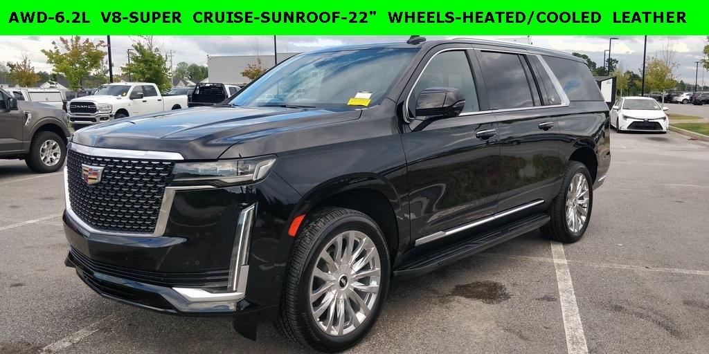 used 2024 Cadillac Escalade ESV car, priced at $85,777