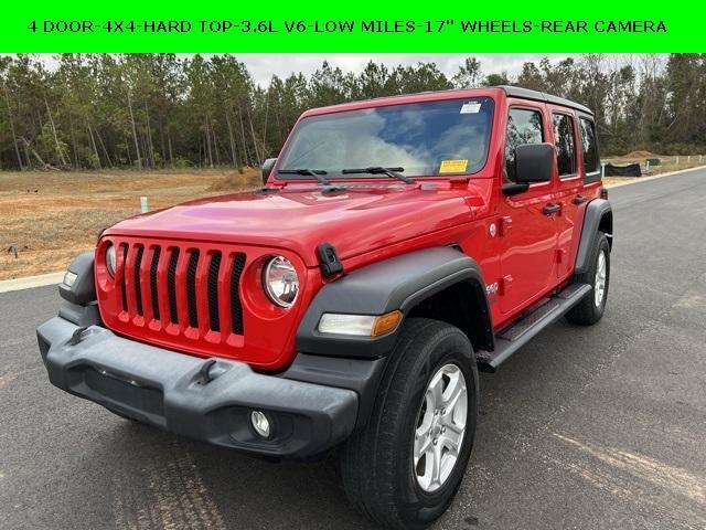 used 2020 Jeep Wrangler Unlimited car, priced at $29,852