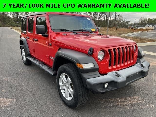 used 2020 Jeep Wrangler Unlimited car, priced at $29,852