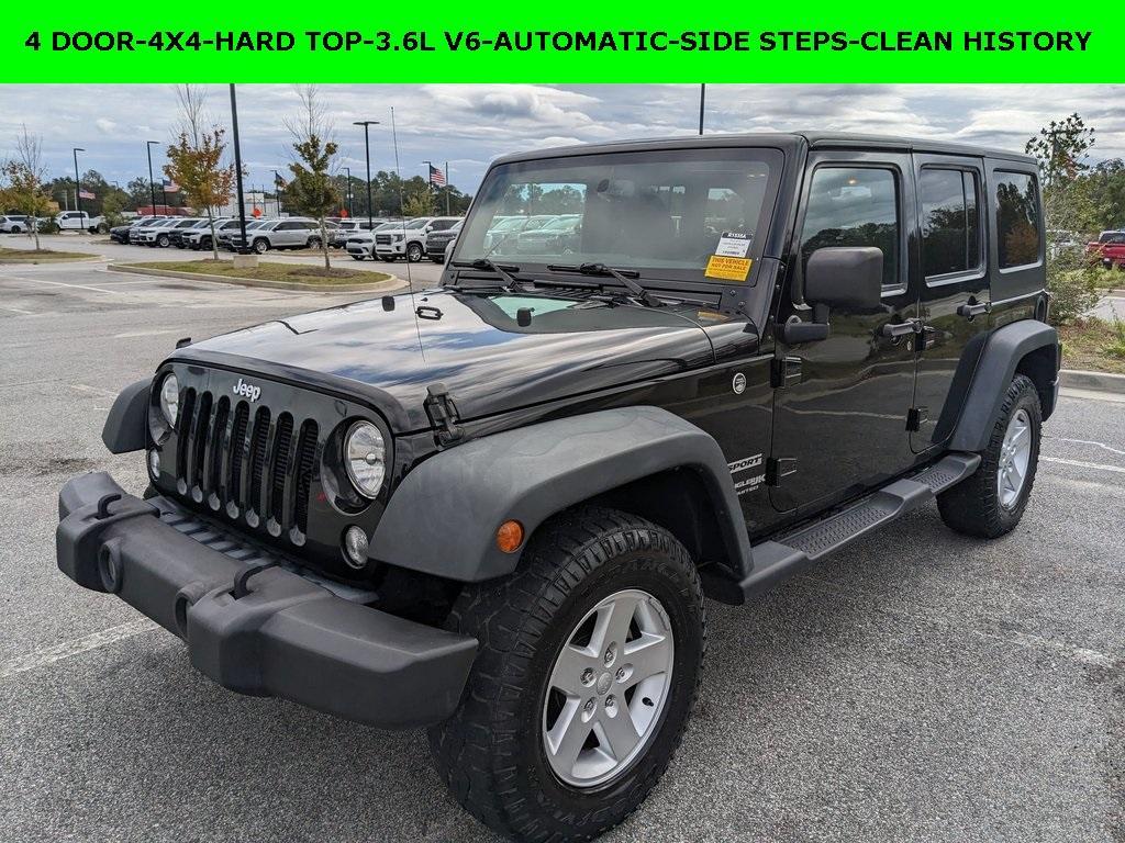 used 2018 Jeep Wrangler JK Unlimited car, priced at $20,999