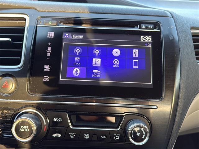 used 2015 Honda Civic car, priced at $13,404