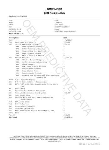 used 2024 BMW 330e car, priced at $42,471