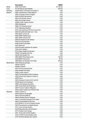 new 2026 BMW i5 car, priced at $75,590
