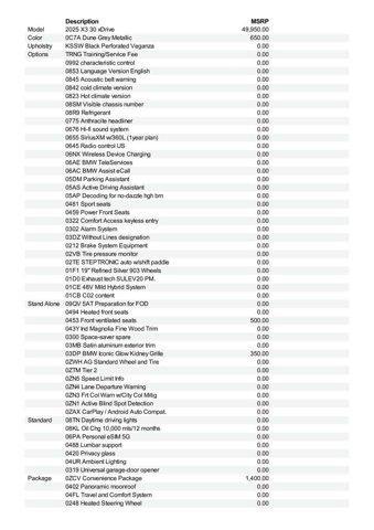 new 2025 BMW X3 car, priced at $54,025